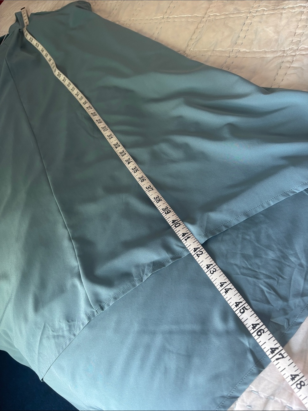 HALARA blue gray / teal tank style sleeveless high-low sports dress * sz XL * - Picture 9 of 10
